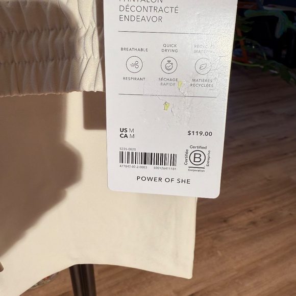 Endeavor High Rise Relaxed Pant M (really L/XL) | Bone - Picture 4 of 5